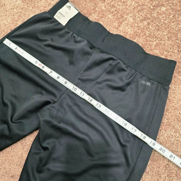 Adidas Womens Medium Flare Tiro Pants Soccer Black Regular Fit Zipper Leg - Picture 4 of 12